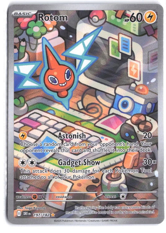 Rotom #197/182 Destined Rivals 2025 NM